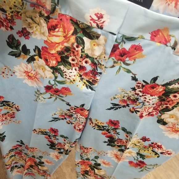 Tommy Hilfiger Floral-Print Slim Pants Size 10 - Picture 5 of 6